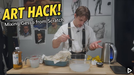 Making real ultramarine blue paint from rocks instead of buying pigment powder