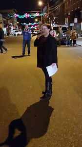 Thanks, Stephanie Curry, for singing Christmas Carols! | Downtown Bedford, Inc.