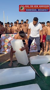 Ice challenge 💪 #challenge | Commando academy