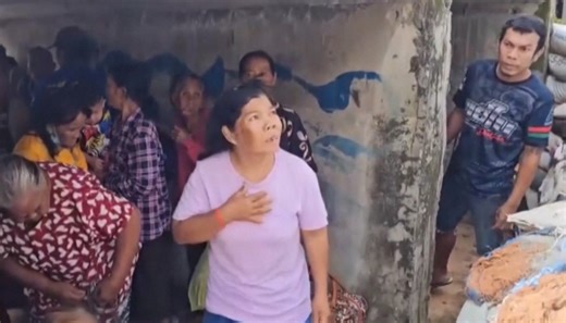 Residents of Thailand's Surin province seek shelter as gunfire erupts at border with Cambodia