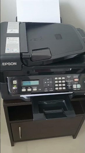 Impresora Multifuncional Epson EcoTank L555 WIFI Model C463B Usada Test Cabezal