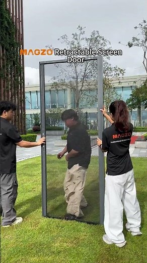 MAGZO Retractable Screen Door ——built to last and keeps bugs out.