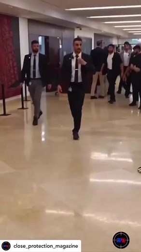 Close Protection Officer's Powerful Gaze | Benjamin Netanyahu Security Detail