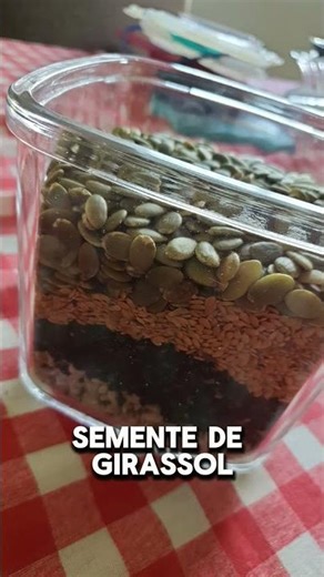 Mix de sementes que uso nas minhas refeições!