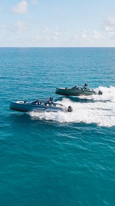 Two VQ55s carving their line to Key West. This is how a poker run should feel. #vanquish #vanquishyachts #vq55 #keywest #florida | Vanquish Yachts