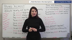 31K views · 2.3K reactions | 邏 Let's find out how to use correctly the adverb ALMOST in English! P.S. Learn more #English grammar, vocabulary and even culture tips with us: https://www.englishclass101.com/?src=facebook_021519_fb_video_&utm_medium=fb_video&utm_content=fb_video_&utm_campaign=021519&utm_term=(not-set)&utm_source=facebook&utm_source=facebook | Learn English - EnglishClass101.com | Facebook