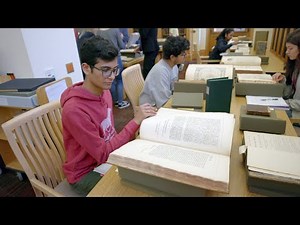 Stanford students learn about humanities research through hands-on discovery