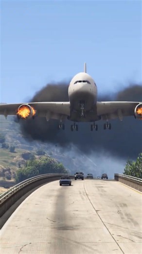 A 380 Crazy Pilot Shocked Emergency Landing On Busy Runway Due To Engine Failure Gta 5 | Airlines Crashed