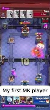 Me against my first Mega Knight player #clashroyale