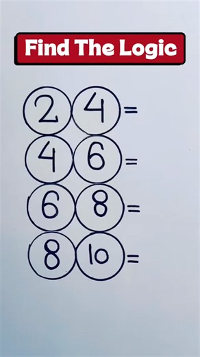 Find the Logic! Genius Math Pattern Test 🔥 #shorts #puzzle #maths #mathspuzzle #mathstricks #viral