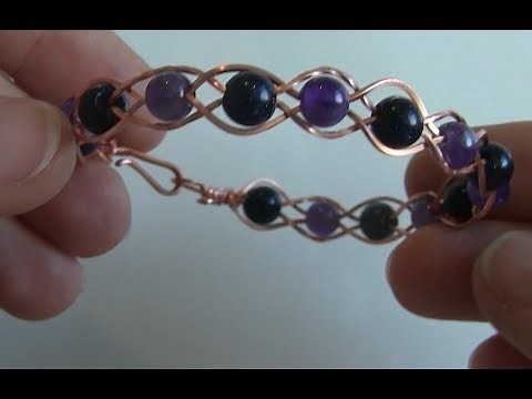 Beaded Wire Wrap Bracelet Tutorial