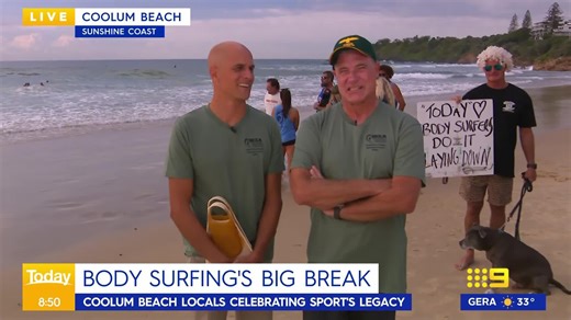 The greatest bodysurfers from across the world will hit the Sunshine Coast this week for the Bodysurfing World Tour Finals! We caught up with Aussie Ospreys captain Jack Lewis and the International Bodysurfing Association's Darren Verrenkamp to find out all about it. #9Today | WATCH LIVE 5.30am | TODAY