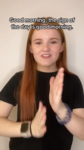 2.8K views · 230 reactions | Welcome to today’s sign of the day! Today’s sign of the day is “Good Morning!” Using SSE (With BSL signs!) -Let’s Make A Difference❤️ #BSL #signoftheday #letsmakeadifference #learntosign #education #SSE | Let’s Make A Difference | Facebook