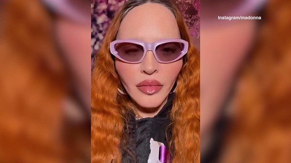 Madonna flaunts fiery red hair and pink framed sunglasses in artistic Insta post