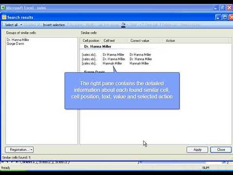 Similar Data Finder for Excel tutorial