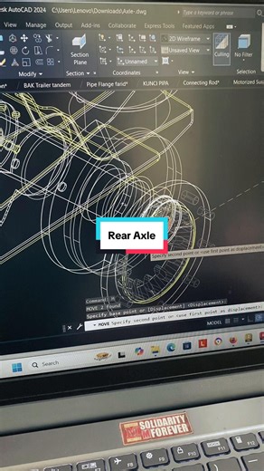 Rear Axle in AutoCAD Explained