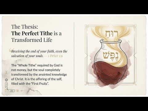 The True Tithe Offered to God Who is Spirit