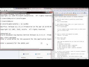 Step by Step How To Reset Internal Admin Password on Oracle APEX