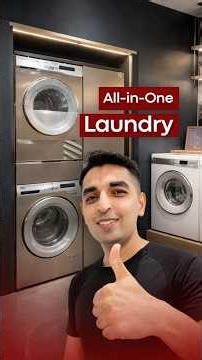 This Washing Machine Washes, Dries AND Irons Your Clothes | It's Cheaper Than You Think 🤯 #shorts