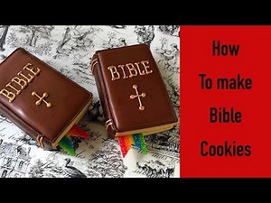 How to make BIBLE COOKIES. 📚