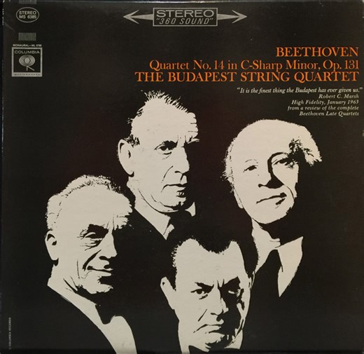 Beethoven, Budapest String Quartet - Quartet No. 14 In C-sharp Minor, Op. 131