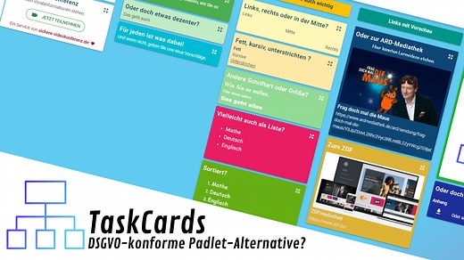 Alternative zu Padlet? TaskCards - DSGVO-konforme Pinnwand