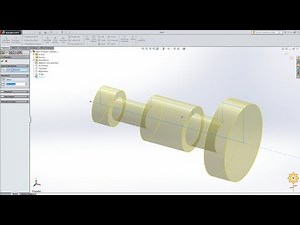 Revolve Boss and Revolve Cut Feature in SolidWorks |#12| PCE | Prof. Binsu Babu