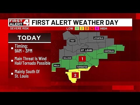 First Alert Weather Days Friday & Saturday: Severe Thunderstorms Possible