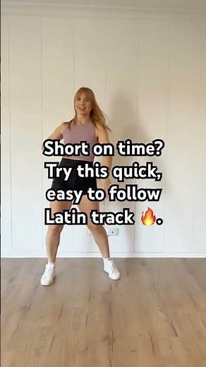You need to try this low impact Latin track 💃. Follow along for more dance workouts. #danceworkout