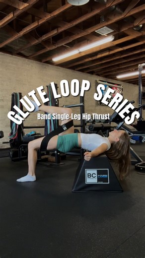 BC Strength on Instagram: "Welcome back to the Glute Loop series where each week coach @jamiederevere is going to talk about different exercises that you can do with the BC Strength Glute Loop! This week, we’re going over the band single-leg hip thrust. The band allows you to add tension at the top of the rep where your glutes are technically getting hit the hardest. This variation is unique because it’s solely made for the single-leg hip thrust - you’re unable to replicate this with the bilater