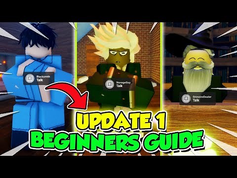 Grimoires Era Update 1 Best Beginners Guide! (New Map,Storage,Blacksmith,Codes)