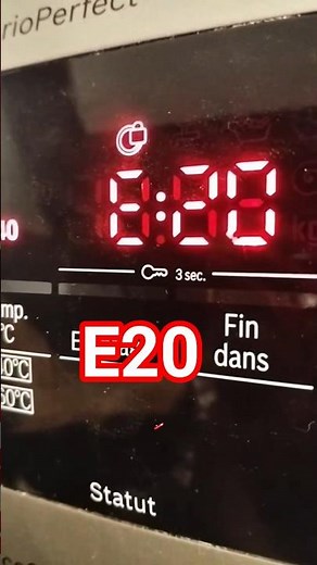 E20 Error Solution in Front Load Washing Machine | Drain Problem Fix
