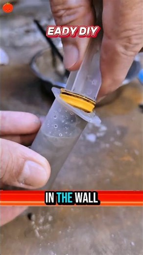 Easy Wall Repair Trick That Makes Your Wall Look New Again #shorts