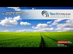 TekStream Demo- The Anatomy of Oracle WebCenter Imaging 2013