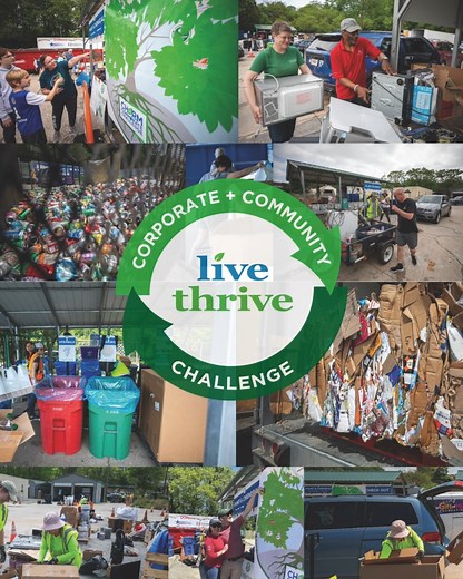 ♻️ It’s official — Live Thrive’s Corporate Community Challenge kicks off today! This six-month program engages Atlanta businesses, organizations, and community groups in sustainability education and efforts to divert materials from the city’s landfills and waterways. 🌎 Throughout the Challenge, Live Thrive provides guidance and education to help participating teams make measurable impact and inspire change within their communities. 💚 This year’s participants include @ATLairport, @brookhavengag