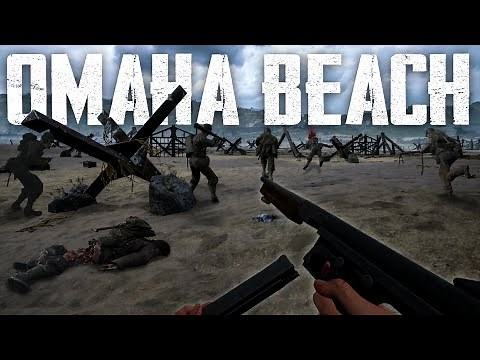DESPERATELY TRYING TO GET OFF OMAHA BEACH (D-Day Hell Let Loose)