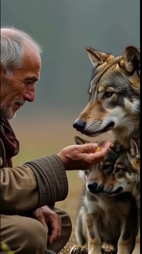 A Mother Wolf’s Fear Changed by Human Kindness #usa #canada #uk