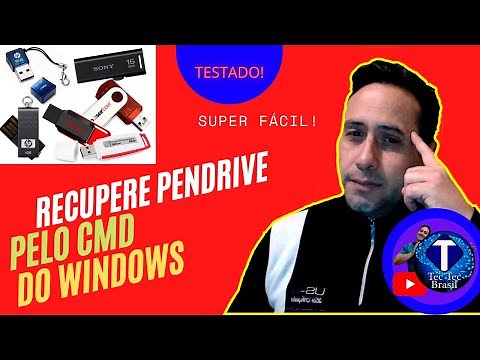 COMO RECUPERAR PENDRIVE PELO CMD {PASSO A PASSO}
