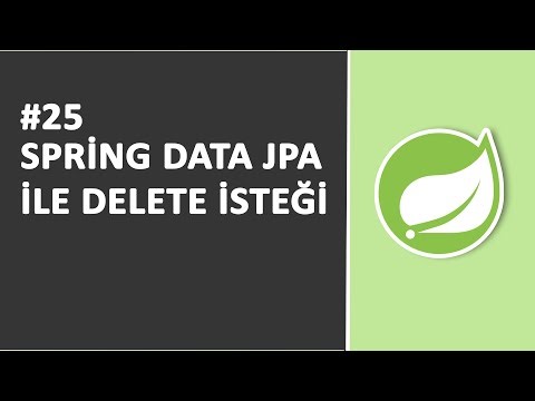 25) Spring Data JPA ile DELETE İsteği | SPRİNG Dersleri