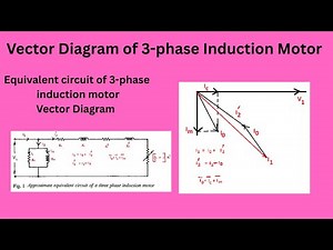 Vector Diagram of 3phase induction motor