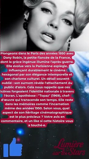 Dany Robin: La Dernière Blonde Hitchcockienne et Icône du Cinéma Français des Années 50!