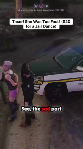 This pursuit escalated fast! When you're moving that quickly, apparently the only option left is to call in the sheriff for a petty $20 debt owed for a dance *inside* the jail cell? The sheer commitment to getting that money back is something else. Witness the one that got away! #PoliceChase #TooFast #WildMoments #BailBond