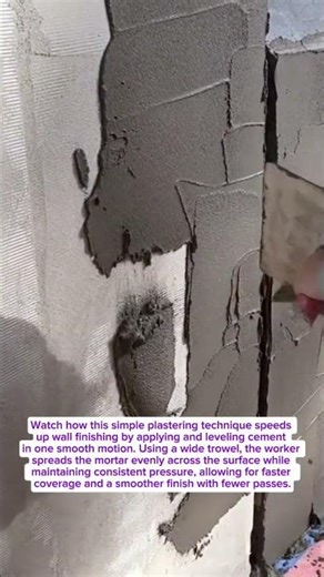 This Wall Finishing Trick Will Save You HOURS. (Masonry Hack)