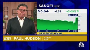Sanofi CEO Paul Hudson on Q3 results: The modernization effort is starting to pay off