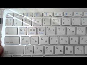 BK3001BA Bluetooth Wireless Russian Keyboard Aluminum Alloy / ABS Computer Peripheral