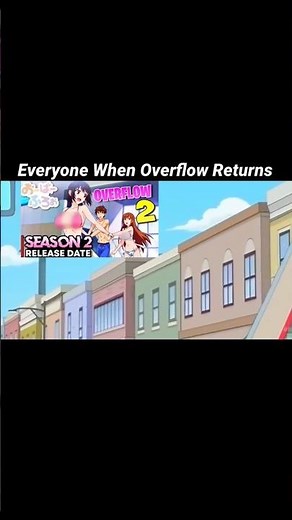 Overflow season 2 is coming ...🥵 #anime #overflow #shorts #edit