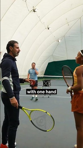 Switch to a one-handed backhand to improve your two-handed backhand. Why? The answer is here 👆