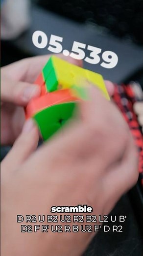 Smooth Rubik's Cube Solve. Was practicing slow solves #cubing #speedsolving #rubik #puzzle