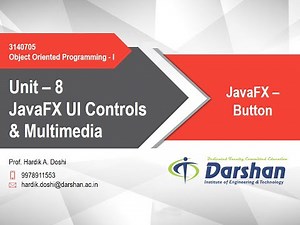 Unit 8: JavaFX - UIControls - Button
