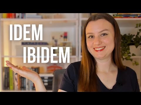 Como usar o IDEM e o IBIDEM corretamente nas suas citações | Tutorial ABNT